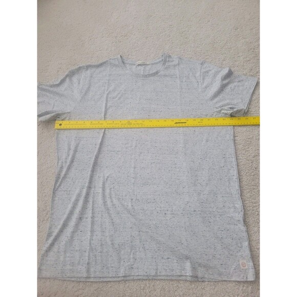 NWOT Marine Layer Signature Crew Tee Shirt heather Light Grey Men's Size L/XL - Picture 5 of 8